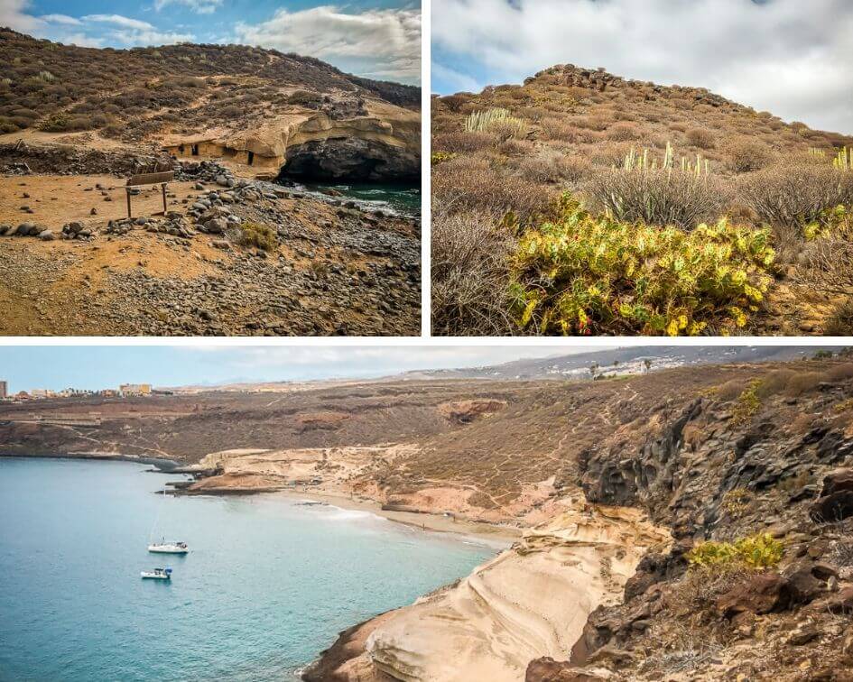 Teneriffa Sehensw&uuml;rdigkeiten La Caleta Strand Buchten Hippies