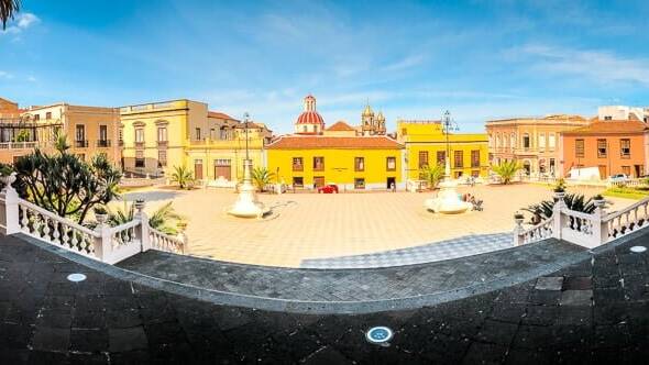 Teneriffa Sehensw&uuml;rdigkeiten La Orotava Rathaus Altstadt