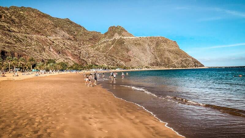 Teneriffa Playa de las Teresitas