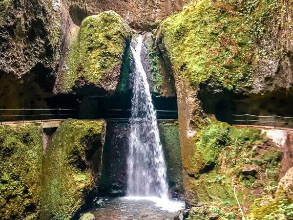 Portugal Madeira Levada Nova Wasserfall Wandern