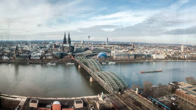 K&ouml;ln Sehensw&uuml;rdigkeit Panorama K&ouml;ln Triangle