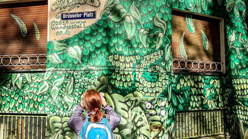 K&ouml;ln Sehensw&uuml;rdigkeiten Br&uuml;sseler Platz Belgisches Viertel Street Art