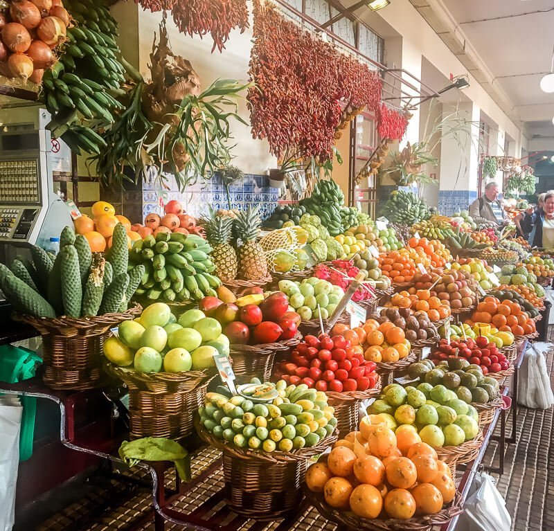 Portugal Madeira Sehensw&uuml;rdigkeiten Funchal Mercado dos Lavradores