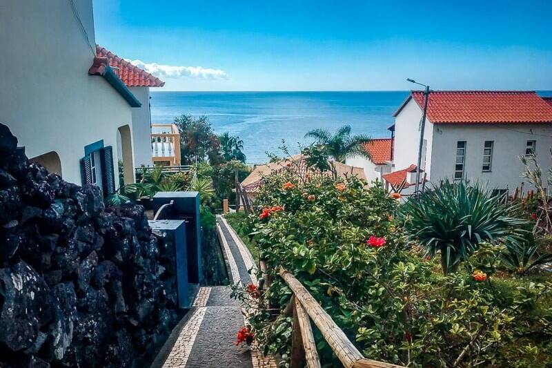 Portugal Madeira Sehensw&uuml;rdigkeiten Jardim do Mar Gassen