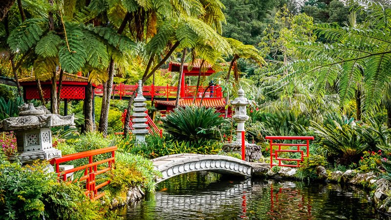 Portugal Madeira Sehensw&uuml;rdigkeiten Monte Tropical Palace Garten