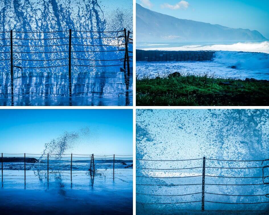 Portugal Madeira Sehensw&uuml;rdigkeiten Sao Vicente Atlantik Brandung