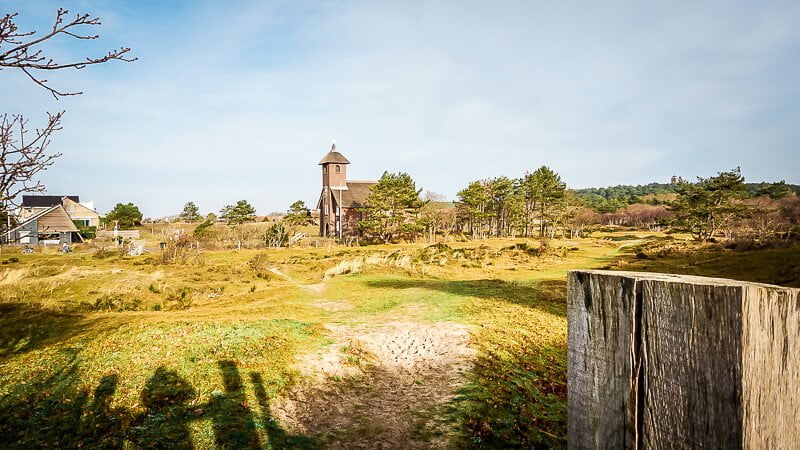 Holland Bergen aan Zee Vredeskerkje D&uuml;nen
