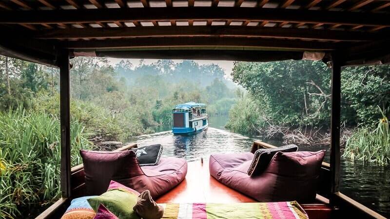 Borneo Hausboot gem&uuml;tliche Atmosph&auml;re Tanjung Puting Nationalpark
