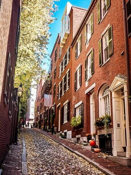 Boston USA Acorn Street Beacon Hill