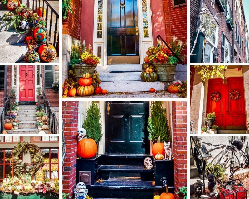 Boston USA Beacon Hill K&uuml;rbis Halloween