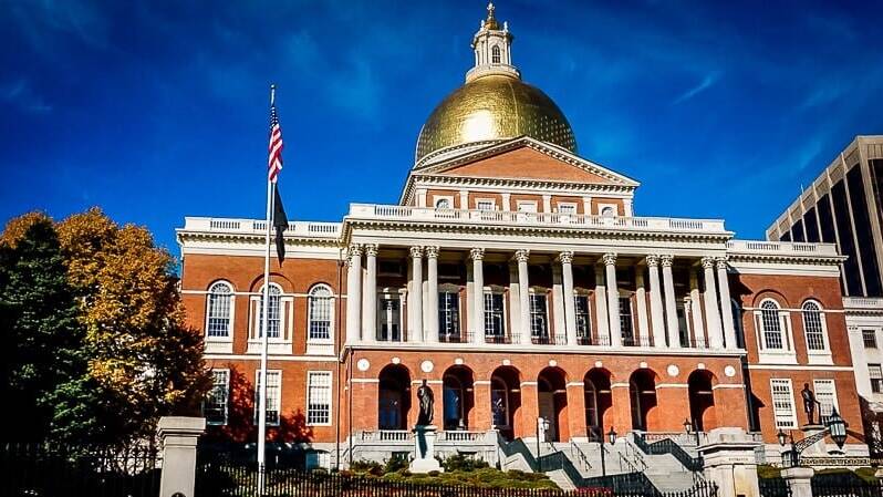 Boston USA Freedom Trail Massachusetts State House