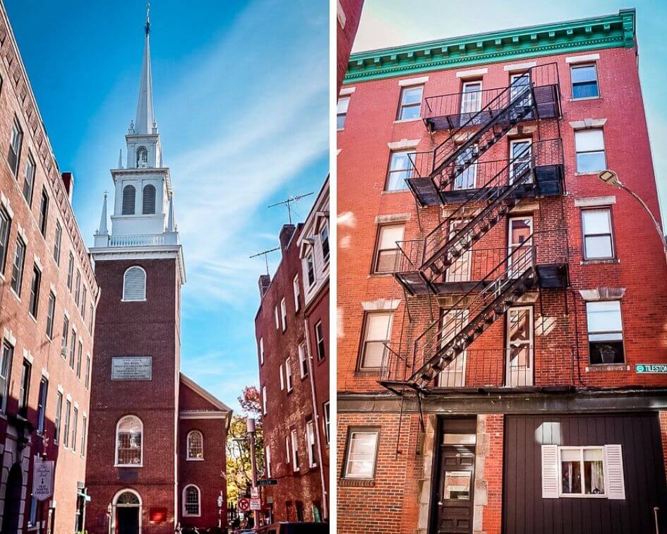Boston USA North End Old North Church Freedom Trail