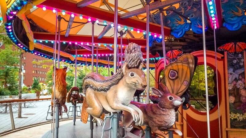 Boston USa Karussell Rose Kennedy Greenway