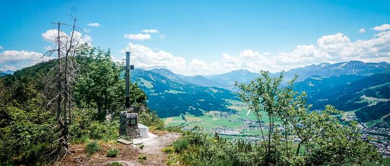 Wilder Kaiser Koasa Trail Wandern Etappe 1 Aussichtspunkt Ursulablick
