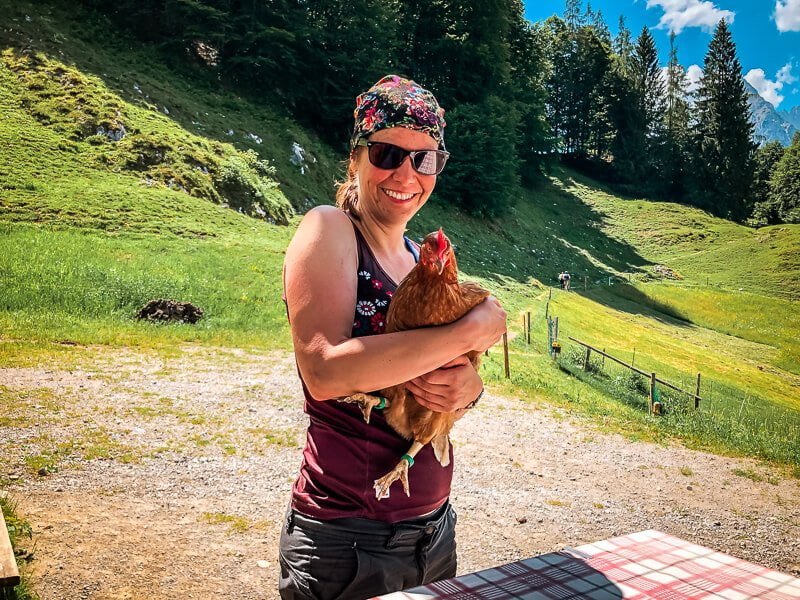 Wilder Kaiser Koasa Trail Wandern Etappe 1 Huhn Alm Berge