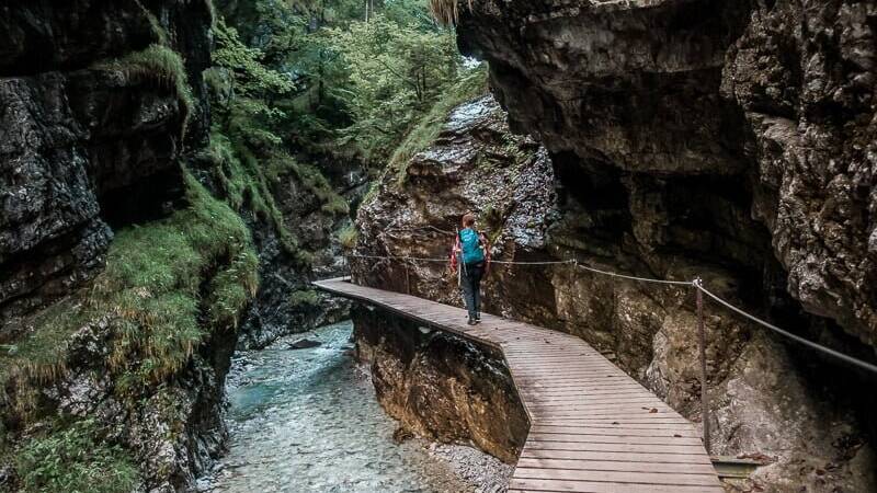 Wilder Kaiser Koasa Trail Wandern Etappe 4 Grie&szlig;bachklamm Schlucht