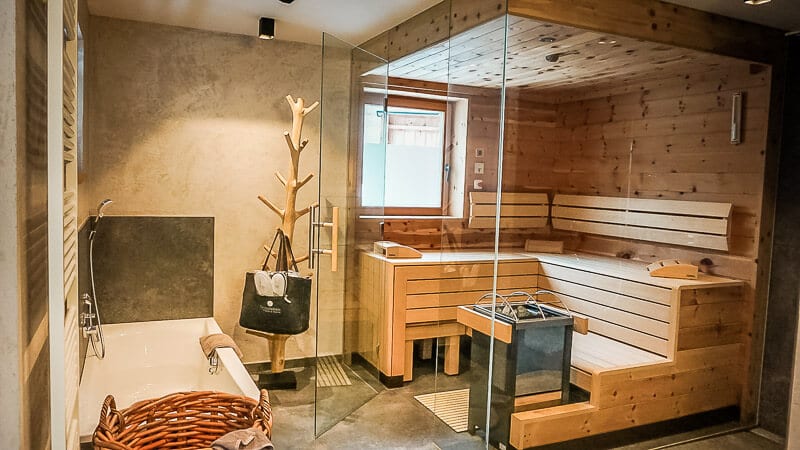 Chalets und Hotel Grosslehen in Fieberbrunn im Pillerseetal Sauna