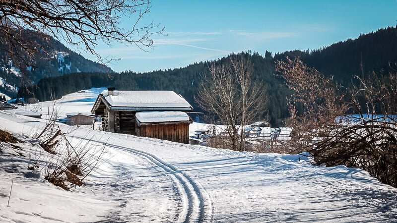 Schneeidylle Pillerseetal Fieberbrunn