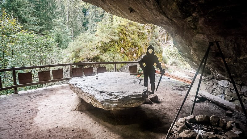 Barbarossa Tisch in der Barbarossa Schlucht