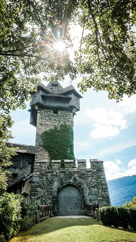 Burg Falkenstein bei Obervellach Alpe Adria Trail Etappe 8