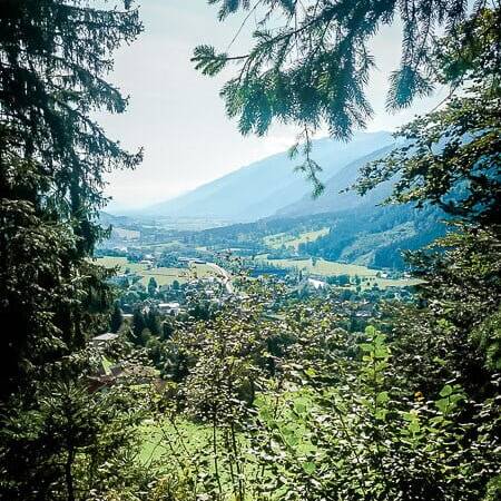Aussicht vom Naturlehrpfad auf dem Danielsberg