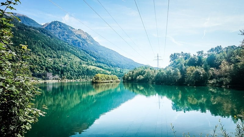 Rastplatz am Alpe Adria Radweg M&ouml;ll