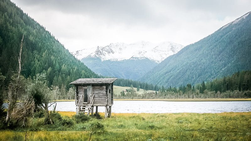 Stappitzer See in Mallnitz mit Ankogel Gebirgsgruppe