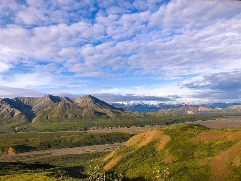 Landschaft abseits der Wege im Denali Nationalpark in Alaska