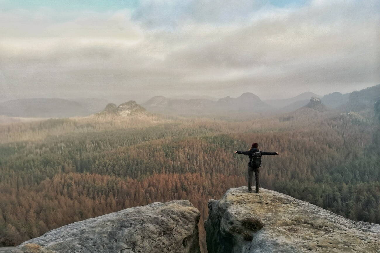 Wandern im Elbsandsteingebirge in der Sächsischen Schweiz