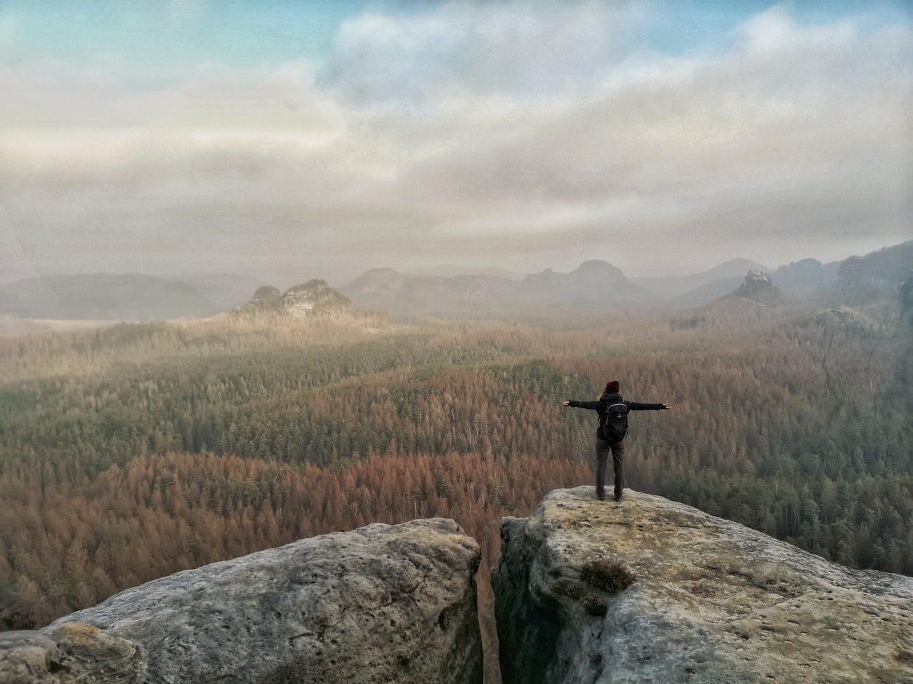 Wandern im Elbsandsteingebirge in der Sächsischen Schweiz