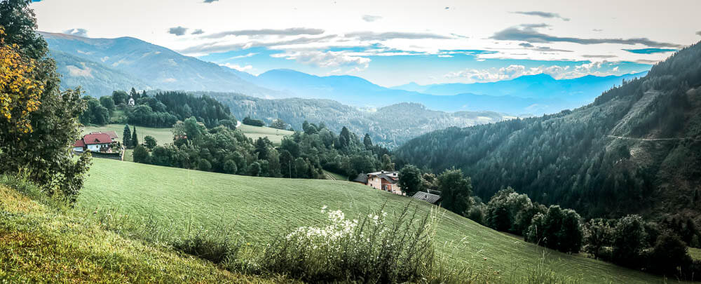 Bergidylle in der N&auml;he des H&uuml;hnersberg auf Alpe Adria Trail Etappe 10
