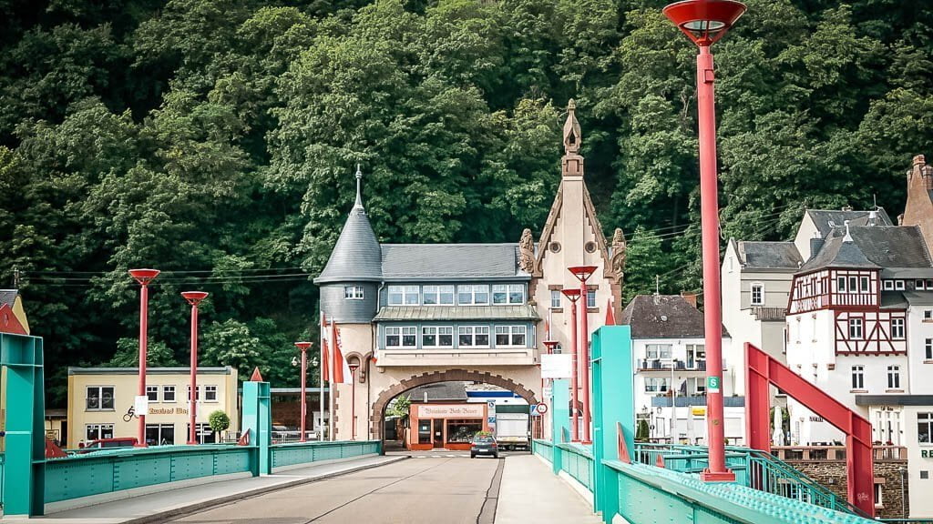Traben-Trarbach - Br&uuml;ckentor in Jugendstil-Optik