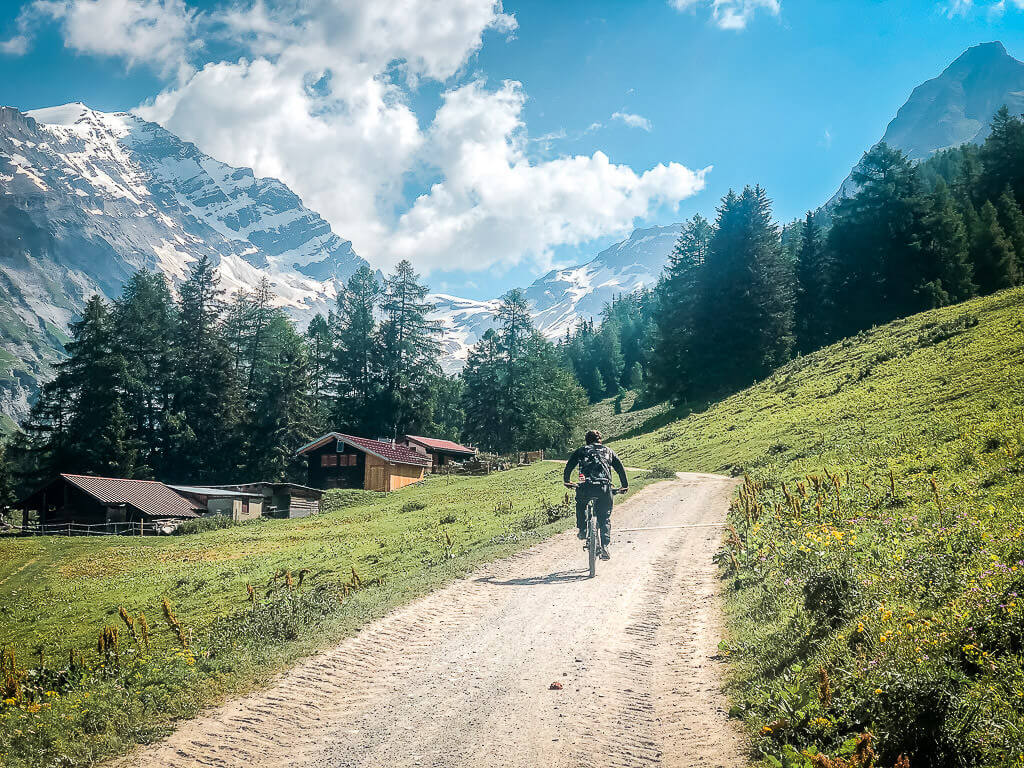 Mountainbiken in Leukerbad auf dem alten R&ouml;merpfad