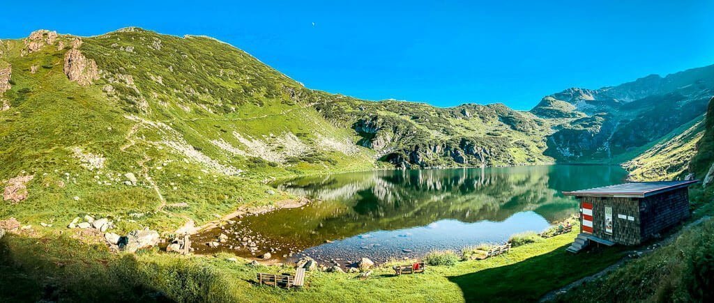 Wildseeloderhaus Bergsee auf dem WaiWi - Mehrtagestour im Pillerseetal