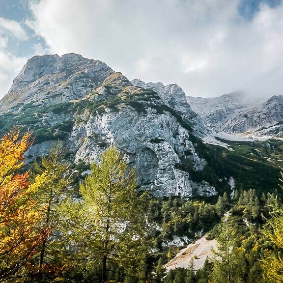 Triglav Nationalpark Alpe Adria Trail Bergpanorama