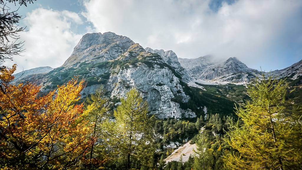 Triglav Nationalpark Alpe Adria Trail Bergpanorama