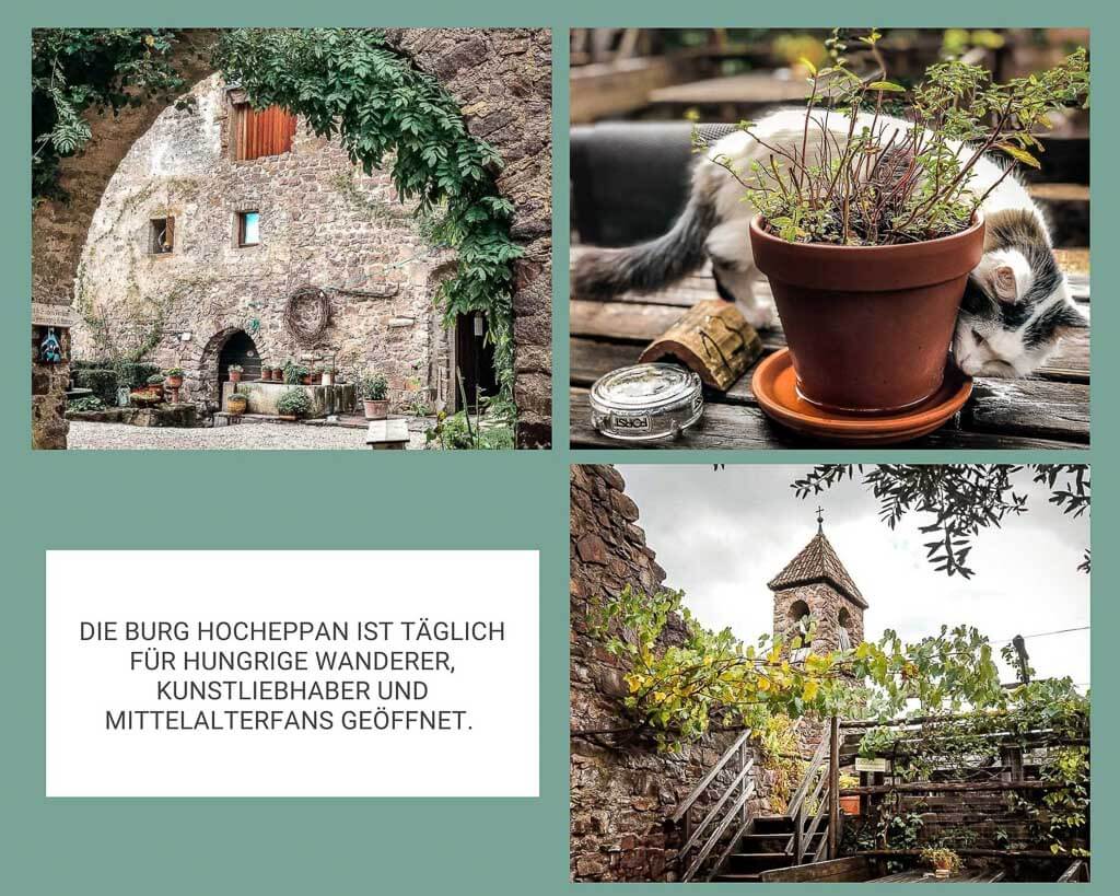 Burghof der Burg Hocheppan in S&uuml;dtirol
