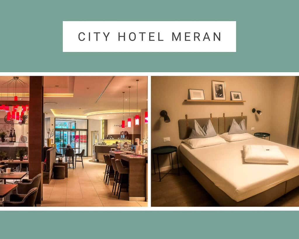 City Hotel Meran - Lobby ud Doppelzimmer