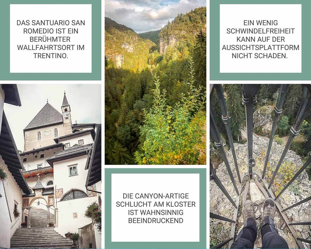Wanderung von Meran zum Gardasee -Kloster San Romedio im Trentino