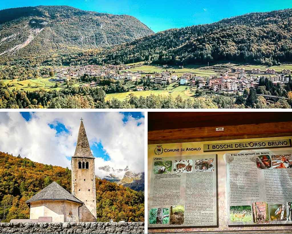 Val di Non im Trentino - Kirche bei Cavedago
