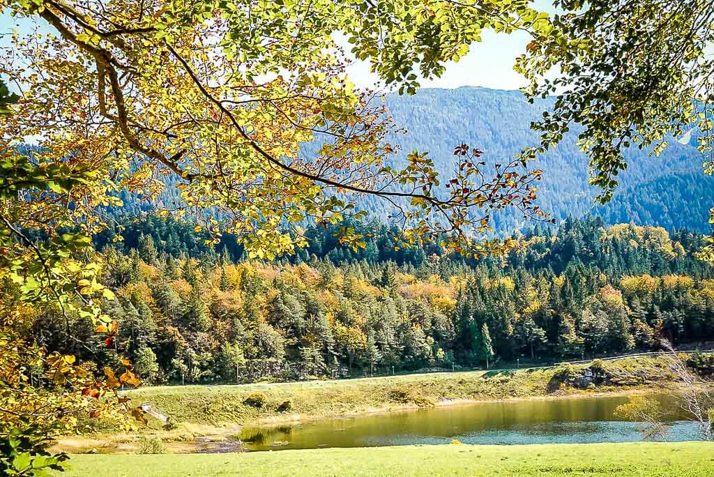 Der Lago di Andalo - See im Nonstal
