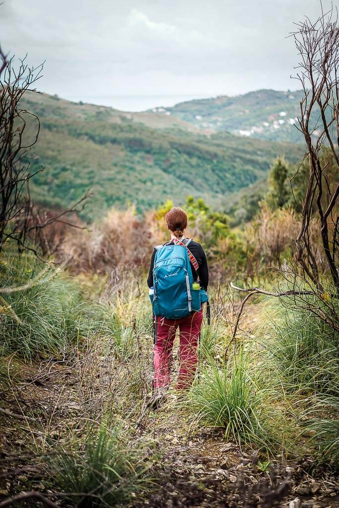 Frosch Sportreisen Wanderung im Cilento Nationalpark im Tal der Mortelle mit Couchflucht Sabrina Bechtold
