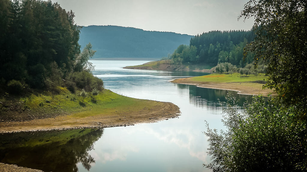 Wandern im Bergischen Land -Dh&uuml;nntal-Vorsperre