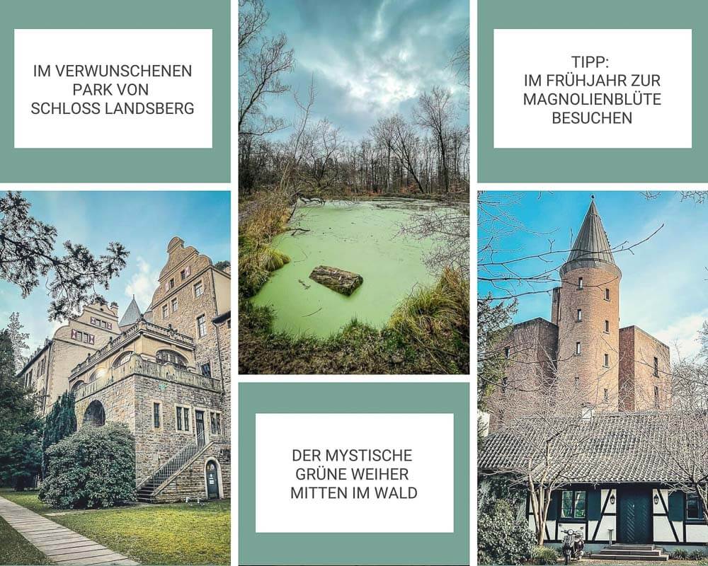 Wandern Bergisches Land Schloss Landsberg Ratingen und Essen Kettwig