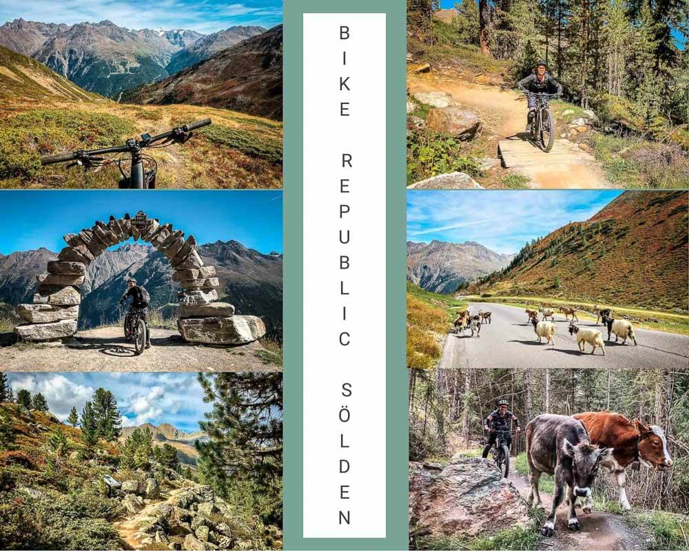 Die sch&ouml;nsten Orte in &Ouml;sterreich in der Bike Republic S&ouml;lden im &Ouml;tztal