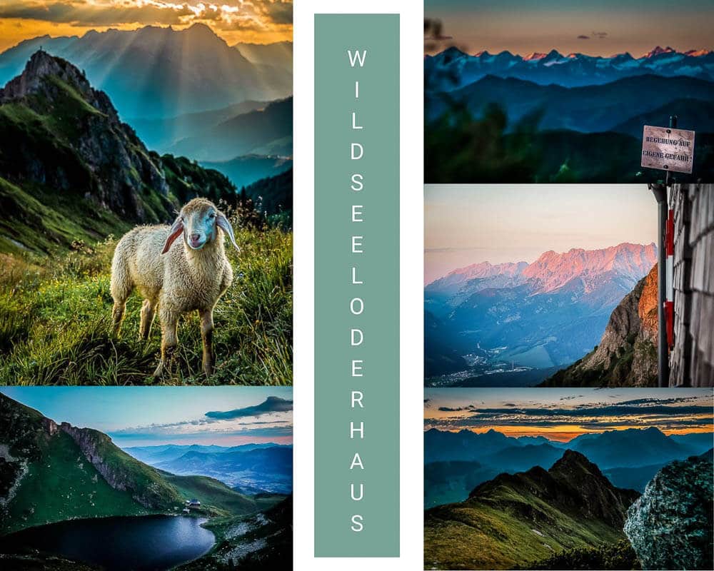 Die sch&ouml;nsten Orte in &Ouml;sterreich am Wildseeloderhaus im Pillerseetal in den Kitzb&uuml;heler Alpen