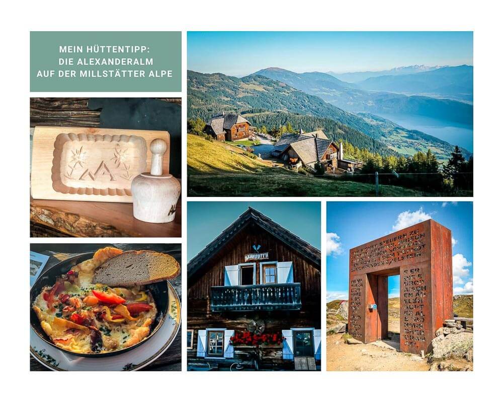 Die sch&ouml;nsten Orte in &Ouml;sterreich mit der Alexanderalm auf der Millst&auml;tter Alpe in K&auml;rnten