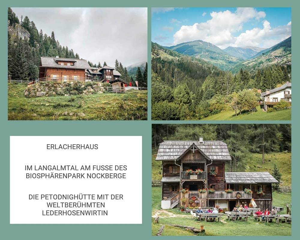 Nockberge wandern im Langalmtal am Erlacherhaus