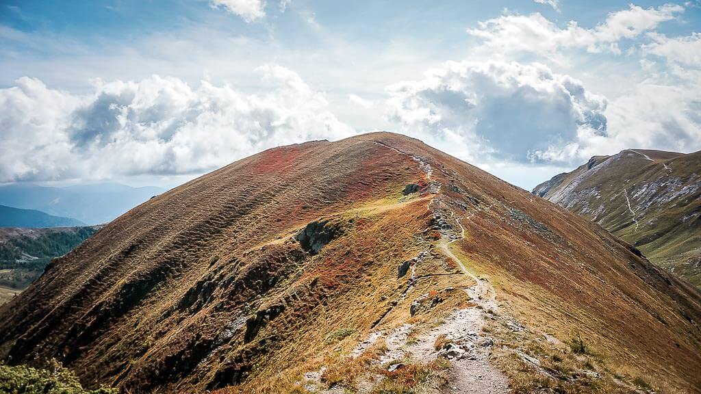 Nockberge Wandern auf dem Gratweg am Mallnock