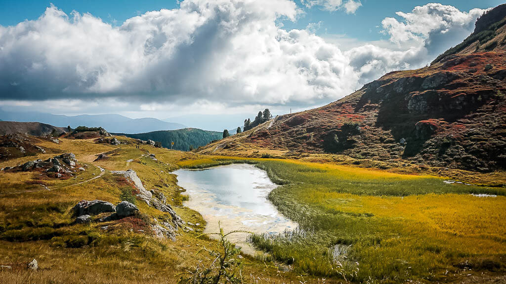 Nockberge Wandern an den Pfannseen am Pfannock in K&auml;rnten